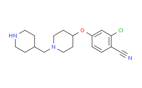 CAS No. 770741-08-7, 2-Chloro-4-(1-piperidin-4-ylmethyl-piperidin-4-yloxy)benzonitrile