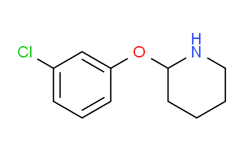 CAS No. 1260750-74-0, 2-(3-Chlorophenoxy)piperidine