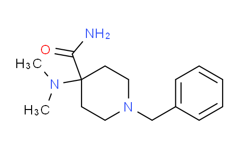 CAS No. 1762-51-2, 1-Benzyl-4-(dimethylamino)piperidine-4-carboxamide