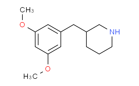 CAS No. 1220035-81-3, 3-(3,5-Dimethoxybenzyl)piperidine