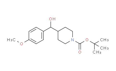 CAS No. 856936-54-4, 1-Boc-4-[Hydroxy-(4-methoxyphenyl)methyl]piperidine