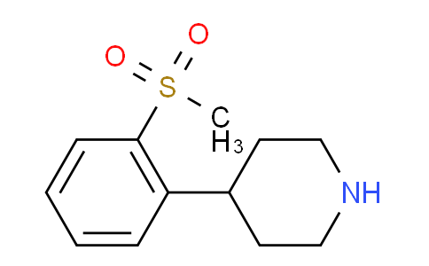 CAS No. 255051-68-4, 4-(2-(Methylsulfonyl)phenyl)piperidine