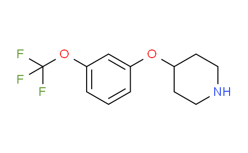 CAS No. 459819-38-6, 4-[3-(Trifluoromethoxy)phenoxy]piperidine