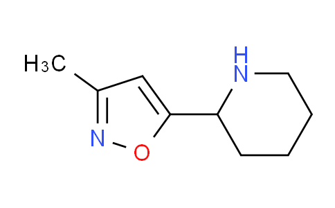 CAS No. 1211509-04-4, 3-Methyl-5-(piperidin-2-yl)isoxazole