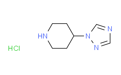 CAS No. 787640-25-9, 4-(1H-1,2,4-Triazol-1-yl)piperidine hydrochloride