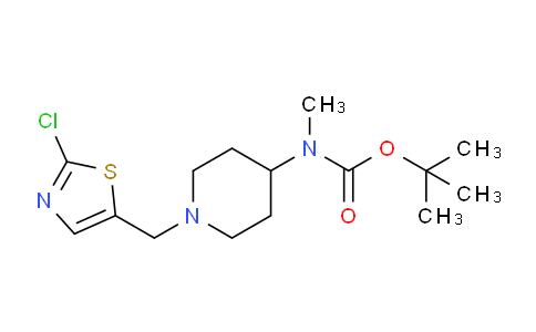 MC775339 | 1261235-53-3 | tert-Butyl (1-((2-chlorothiazol-5-yl)methyl)piperidin-4-yl)(methyl)carbamate