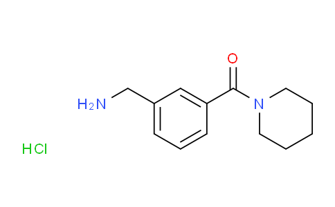 CAS No. 1171332-00-5, 1-[3-(piperidine-1-carbonyl)phenyl]methanamine hydrochloride