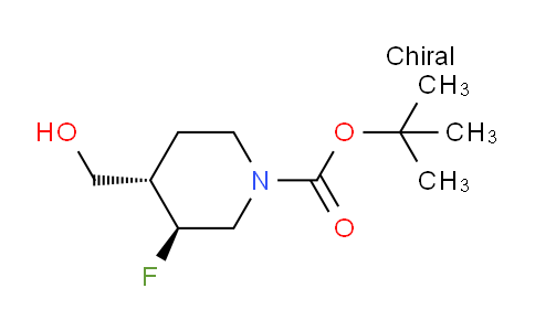 CAS No. 1610418-18-2, tert-butyl (3S,4S)-3-fluoro-4-(hydroxymethyl)piperidine-1-carboxylate