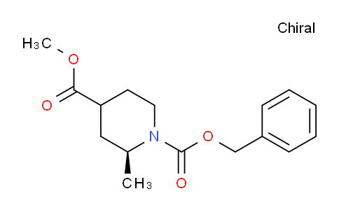 CAS No. 2306259-31-2, O1-benzyl O4-methyl (2S)-2-methylpiperidine-1,4-dicarboxylate
