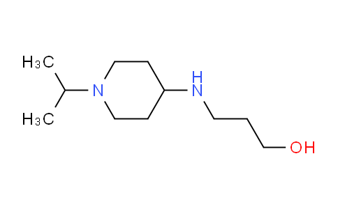 CAS No. 1038277-92-7, 3-{[1-(propan-2-yl)piperidin-4-yl]amino}propan-1-ol