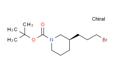 CAS No. 193629-36-6, (R)-tert-Butyl 3-(3-bromopropyl)piperidine-1-carboxylate