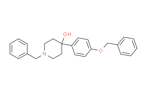 CAS No. 142001-83-0, 1-Benzyl-4-(4-(benzyloxy)phenyl)piperidin-4-ol