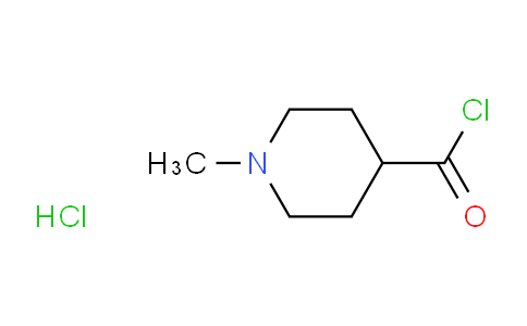 CAS No. 7462-84-2, 1-methylpiperidine-4-carbonyl chloride;hydrochloride