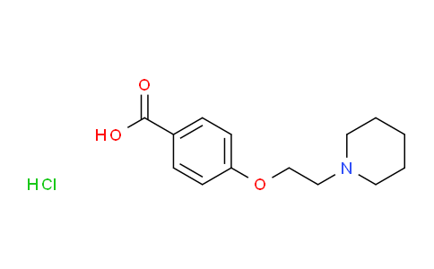 CAS No. 166975-76-4, 4-(2-piperidin-1-ylethoxy)benzoic acid;hydrochloride
