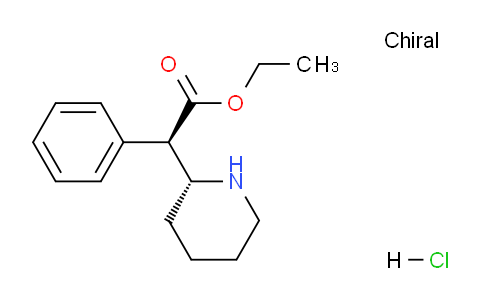 CAS No. 851764-84-6, (R)-Ethyl 2-phenyl-2-((R)-piperidin-2-yl)acetate hydrochloride