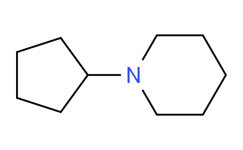 CAS No. 7335-04-8, 1-cyclopentylpiperidine