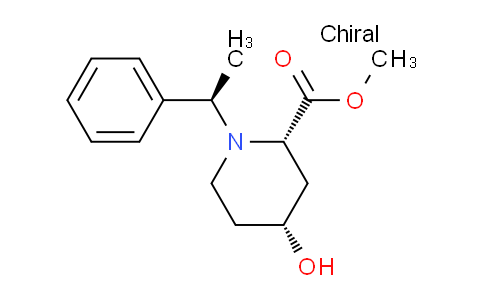 CAS No. 1103929-22-1, Methyl (2S,4R)-4-Hydroxy-1-[(R)-1-phenylethyl]piperidine-2-carboxylate
