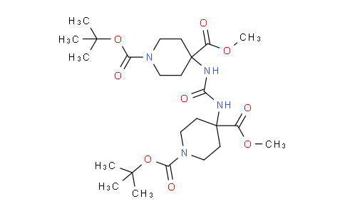 MC775441 | 1456821-62-7 | 1,3-Di[N-Boc-4-(methoxycarbonyl)-4-piperidyl]urea