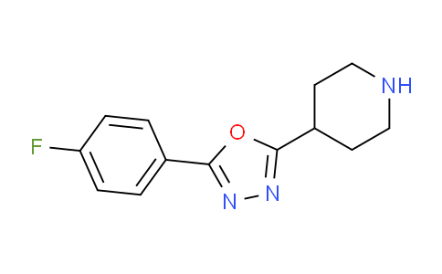 DY775453 | 493024-40-1 | 2-(4-fluorophenyl)-5-(piperidin-4-yl)-1,3,4-oxadiazole