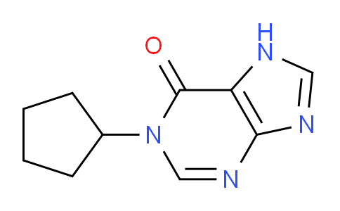CAS No. 40067-45-6, 1-Cyclopentyl-1,7-dihydro-6H-purin-6-one