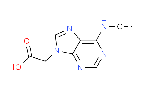 CAS No. 918334-37-9, 2-(6-(Methylamino)-9H-purin-9-yl)acetic acid