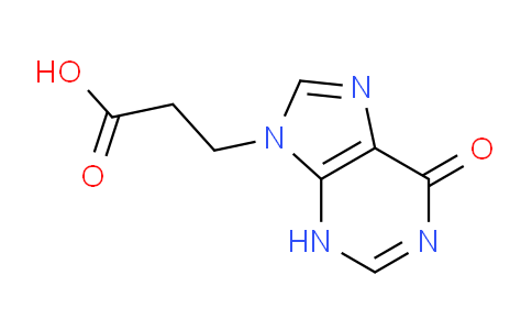 CAS No. 34397-00-7, 3-(6-Oxo-3H-purin-9(6H)-yl)propanoic acid