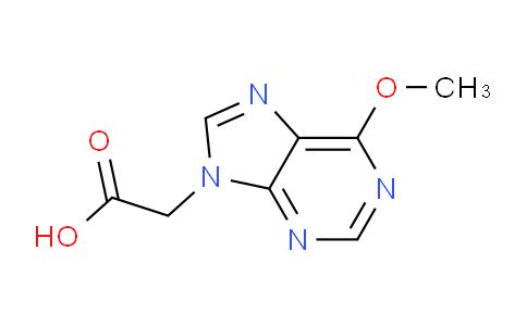 CAS No. 6298-52-8, 2-(6-Methoxy-9H-purin-9-yl)acetic acid