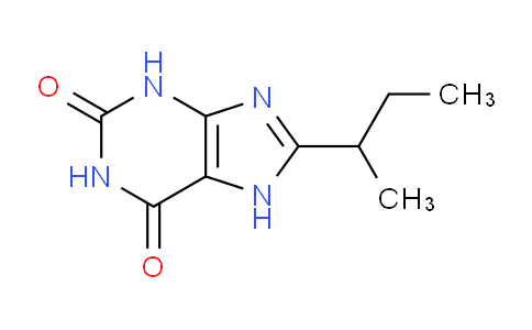 CAS No. 41078-03-9, 8-(sec-Butyl)-1H-purine-2,6(3H,7H)-dione