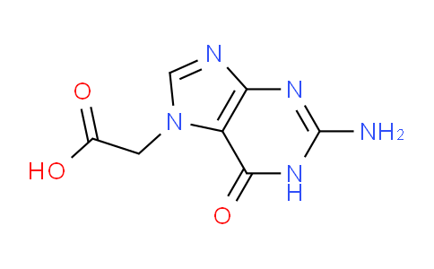 CAS No. 73891-84-6, 2-(2-Amino-6-oxo-1H-purin-7(6H)-yl)acetic acid