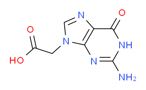 CAS No. 281676-77-5, 2-(2-Amino-6-oxo-1H-purin-9(6H)-yl)acetic acid