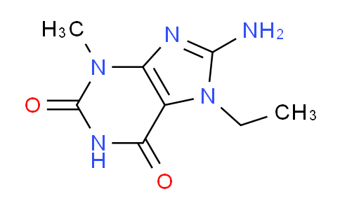 CAS No. 313507-18-5, 8-Amino-7-ethyl-3-methyl-1H-purine-2,6(3H,7H)-dione