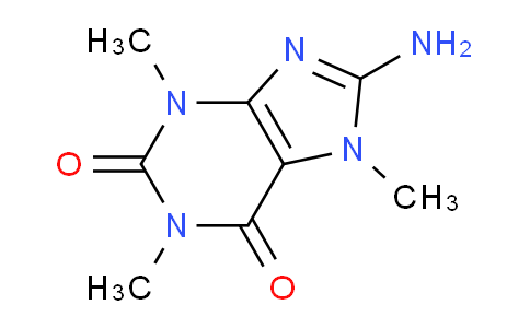 CAS No. 37789-28-9, 8-Amino-1,3,7-trimethyl-1H-purine-2,6(3H,7H)-dione