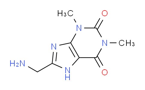 CAS No. 5426-57-3, 8-(Aminomethyl)-1,3-dimethyl-1H-purine-2,6(3H,7H)-dione