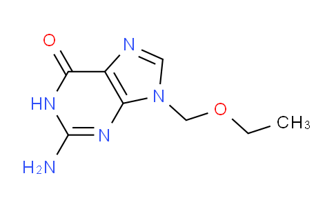 CAS No. 75128-58-4, 2-Amino-9-(ethoxymethyl)-1H-purin-6(9H)-one