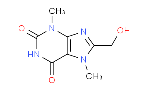 CAS No. 42204-38-6, 8-(Hydroxymethyl)-3,7-dimethyl-1H-purine-2,6(3H,7H)-dione