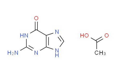 CAS No. 842165-07-5, 2-Amino-1H-purin-6(9H)-one acetate
