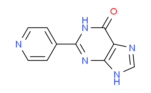 CAS No. 106823-92-1, 2-(Pyridin-4-yl)-1H-purin-6(9H)-one