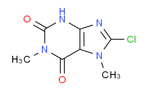 CAS No. 5472-54-8, 8-Chloro-1,7-dimethyl-1H-purine-2,6(3H,7H)-dione