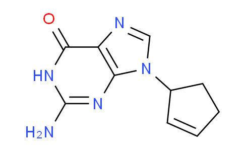 CAS No. 143541-93-9, 2-Amino-9-(cyclopent-2-en-1-yl)-1H-purin-6(9H)-one