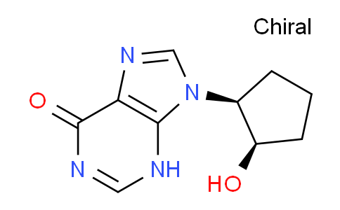 CAS No. 6277-54-9, 9-((1S,2R)-2-Hydroxycyclopentyl)-3H-purin-6(9H)-one