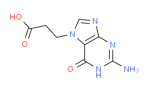 CAS No. 1082-07-1, 3-(2-Amino-6-oxo-1H-purin-7(6H)-yl)propanoic acid