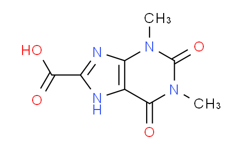 CAS No. 5439-47-4, 1,3-Dimethyl-2,6-dioxo-2,3,6,7-tetrahydro-1H-purine-8-carboxylic acid