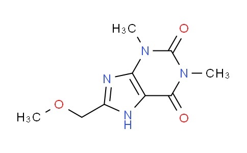 CAS No. 65314-75-2, 8-(Methoxymethyl)-1,3-dimethyl-1H-purine-2,6(3H,7H)-dione