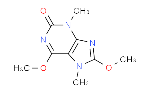 CAS No. 817631-46-2, 6,8-Dimethoxy-3,7-dimethyl-3,7-dihydro-2H-purin-2-one