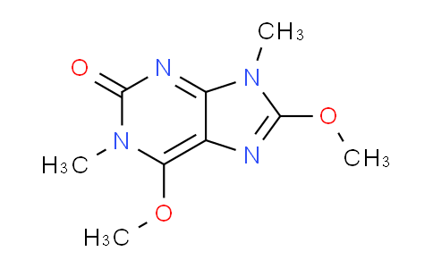 CAS No. 817631-47-3, 6,8-Dimethoxy-1,9-dimethyl-1H-purin-2(9H)-one