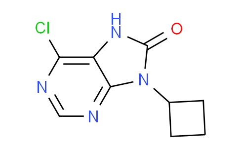CAS No. 1707585-90-7, 6-Chloro-9-cyclobutyl-7H-purin-8(9H)-one