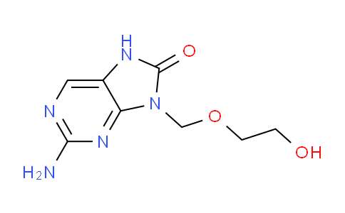 CAS No. 91503-60-5, 2-Amino-9-((2-hydroxyethoxy)methyl)-7H-purin-8(9H)-one
