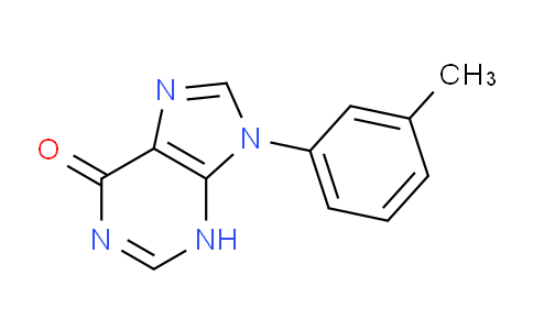CAS No. 73941-32-9, 9-(m-Tolyl)-3H-purin-6(9H)-one