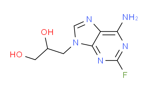 CAS No. 86626-06-4, 3-(6-Amino-2-fluoro-9H-purin-9-yl)propane-1,2-diol
