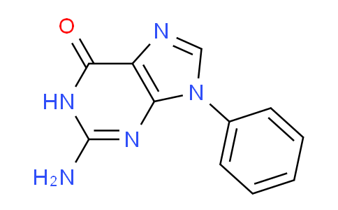CAS No. 14443-33-5, 2-Amino-9-phenyl-1H-purin-6(9H)-one